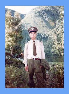 王书军1992年5月在新疆边境部队当兵服役时的照片