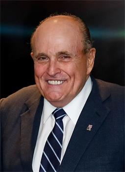 '图1：前纽约市长、川普总统的私人律师鲁迪·朱利安尼（Rudy Giuliani）'