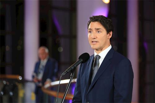 '图1：加拿大总理特鲁多谴责中共对加拿大“强制外交”升级。'