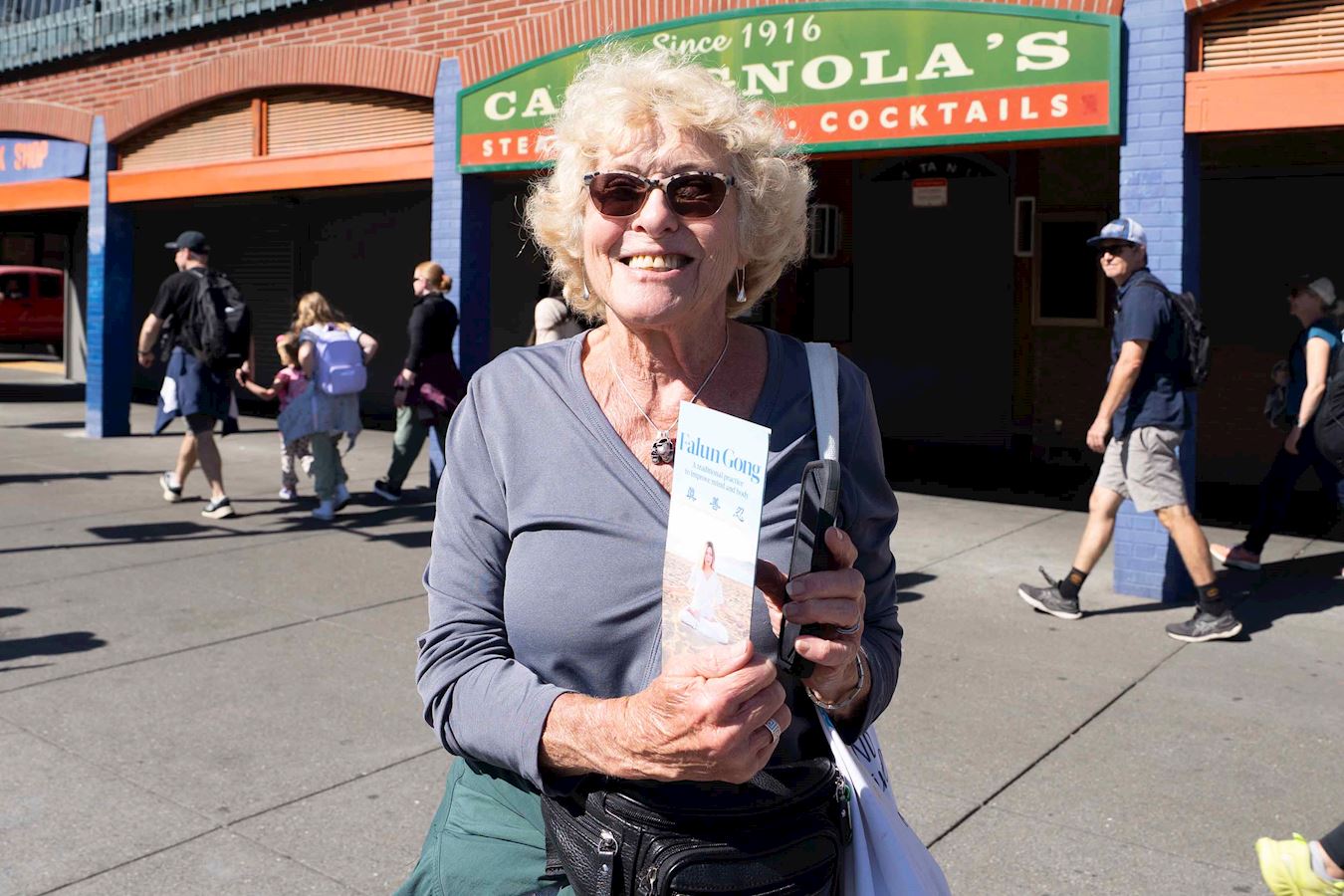 '图15:克里斯汀表示,真、善、忍至关重要'