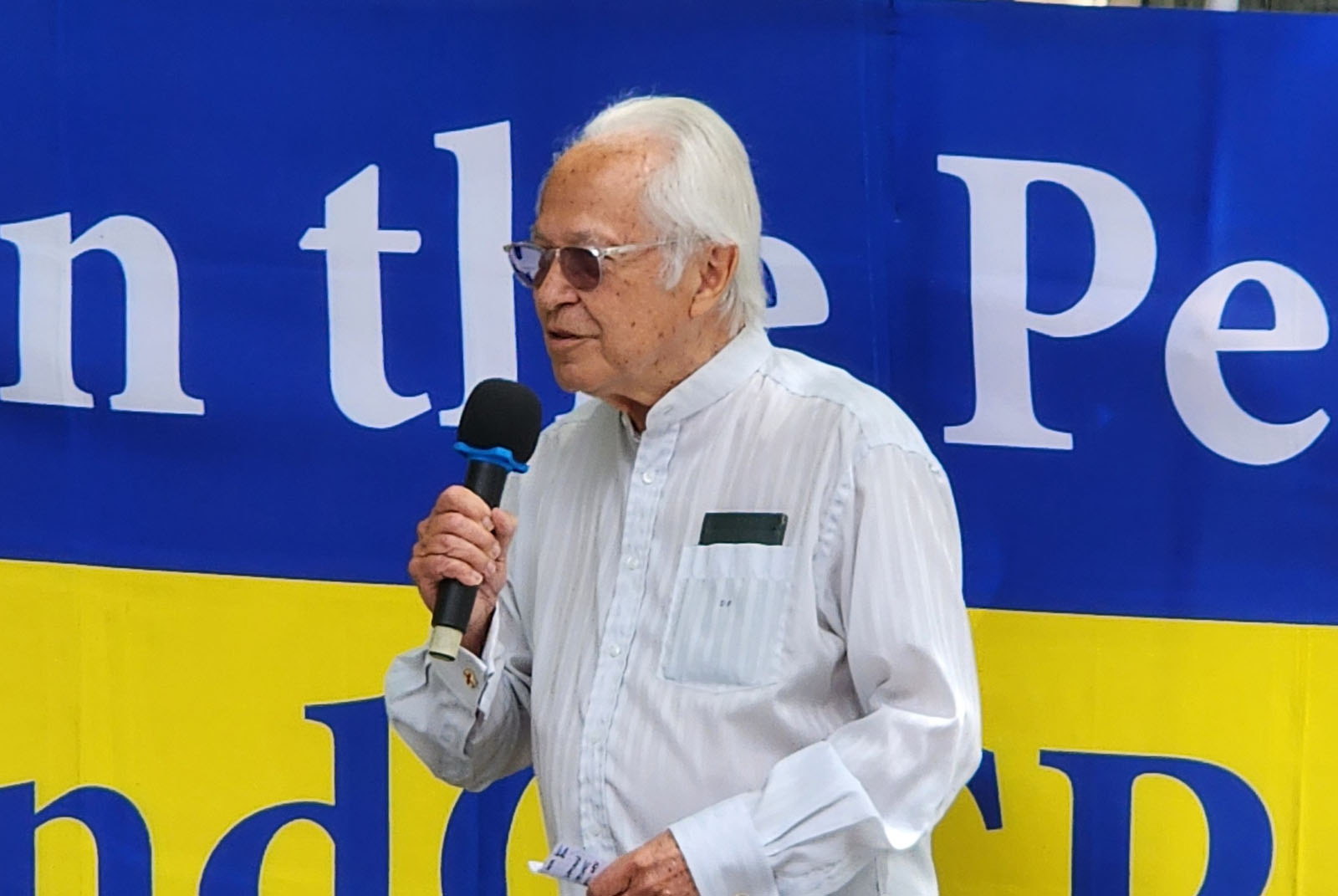 图4:资深法学家弗林特教授在演讲