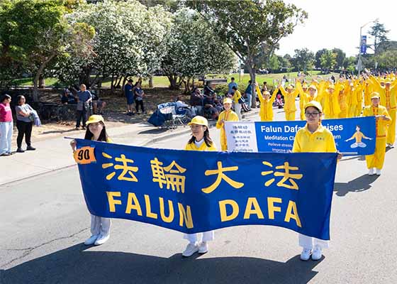 加州纽瓦克市庆游行 市长感谢法轮功