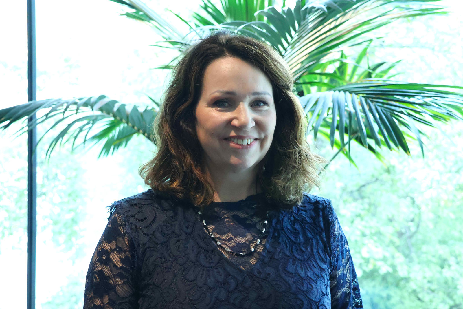 图2:瑞典学员维罗妮卡·奥尔费尔特很高兴能听到同修的交流,因为她深知写稿不易。