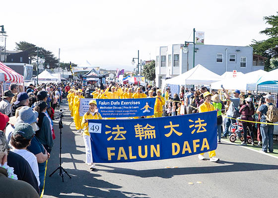 旧金山雾节游行 国会议员赞赏法轮功
