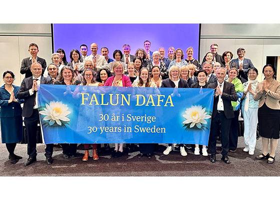 参加北欧法会 感恩师父传法